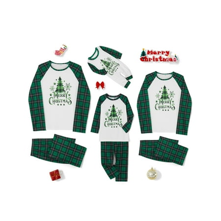 Matching Family Pajamas Sets Christmas PJ s Letter Print Top and Plaid Pants Jammies Sleepwear
Matching Family Pajamas Sets Christmas PJ s Letter Print Top and Plaid Pants Jammies Sleepwear