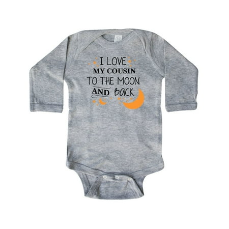 Inktastic I Love My Cousin To The Moon and Back Gift Baby Boy or Baby Girl Long Sleeve Bodysuit
Inktastic I Love My Cousin To The Moon and Back Gift Baby Boy or Baby Girl Long Sleeve Bodysuit