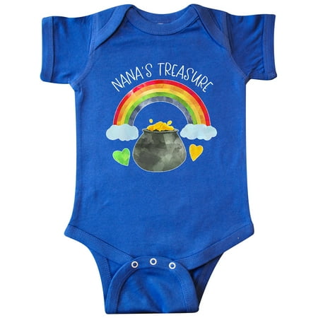 Inktastic Nana s Treasure St. Patrick s Day Rainbow and Gold Gift Baby Boy or Baby Girl Bodysuit
Inktastic Nana s Treasure St. Patrick s Day Rainbow and Gold Gift Baby Boy or Baby Girl Bodysuit
