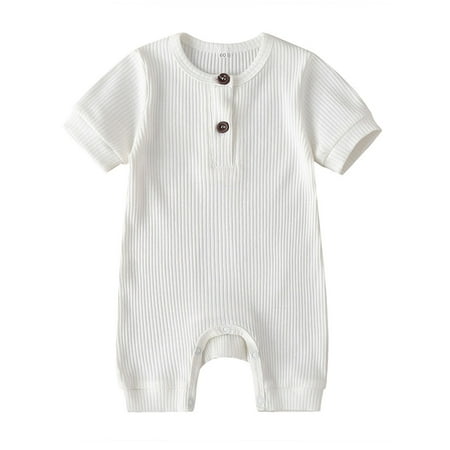 Canrulo Newborn Baby Boy Girl Short Sleeve Knitted Romper Jumpsuit One-Piece Clothes White 12-18 Months
Canrulo Newborn Baby Boy Girl Short Sleeve Knitted Romper Jumpsuit One-Piece Clothes White 12-18 Months