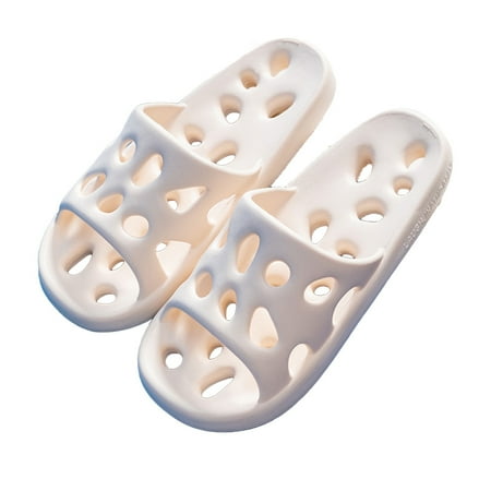 Zioy 1 Pair Slippers High Elastic Quick Dry Thick Heel Soft Sole Daily Wear Comfortable Hollow Out Indoor Slippers Beach Supply
Zioy 1 Pair Slippers High Elastic Quick Dry Thick Heel Soft Sole Daily Wear Comfortable Hollow Out Indoor Slippers Beach Supply