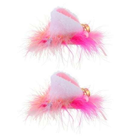 1 Pair Helmet Plush Cat Ears Helmet Cat Ears Decors Plush Helmet Cat Ear