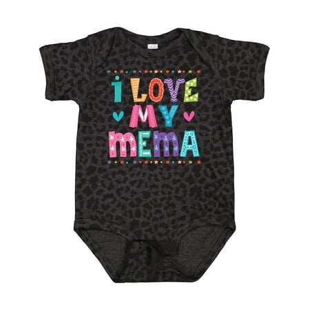 Inktastic I Love My Mema Grandchildren Gift Baby Girl Bodysuit