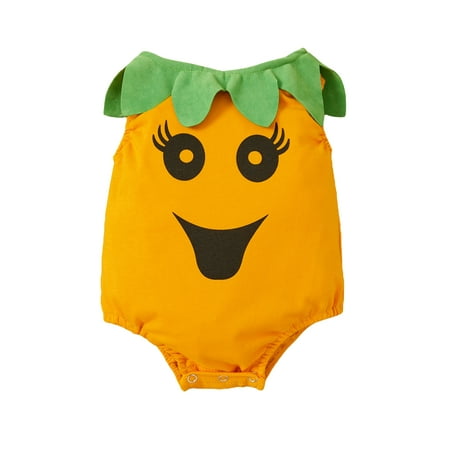 FOCUSNORM Infant Baby Girls Halloween Romper Bodysuit Sleeveless Pumpkin Tank Tops Jumpsuit Outfits
FOCUSNORM Infant Baby Girls Halloween Romper Bodysuit Sleeveless Pumpkin Tank Tops Jumpsuit Outfits