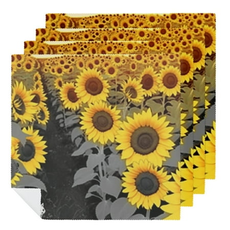 Facannap Sunflowers Cloth Napkins Polyester Reusable Fabric for Farmhouse Party Dining Table Decor Events 2 PCS
Facannap Sunflowers Cloth Napkins Polyester Reusable Fabric for Farmhouse Party Dining Table Decor Events 2 PCS
