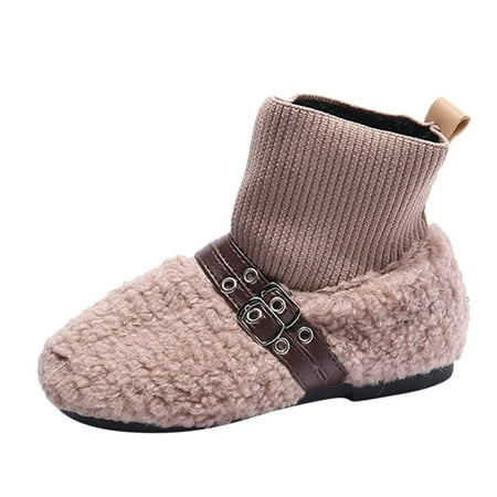 kpoplk Baby First Walking Shoes Winter Children Boots Boys And Girls Socks Boots Round Toe Flat Bottom Non Slip Baby Boy Boots(Khaki)
kpoplk Baby First Walking Shoes Winter Children Boots Boys And Girls Socks Boots Round Toe Flat Bottom Non Slip Baby Boy Boots(Khaki)