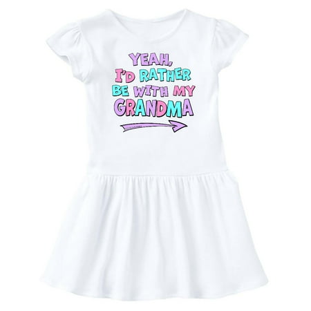Inktastic Yeah I d Rather be with My Grandma in Pink Blue and Purple Gift Baby Girl Dress
Inktastic Yeah I d Rather be with My Grandma in Pink Blue and Purple Gift Baby Girl Dress