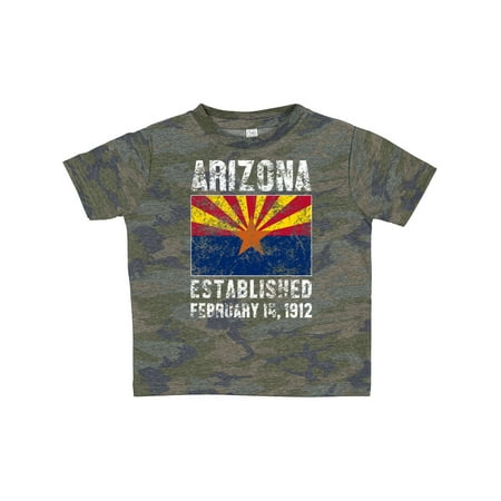Inktastic Established February 14 1912 Arizona Flag Gift Toddler Boy or Toddler Girl T-Shirt
Inktastic Established February 14 1912 Arizona Flag Gift Toddler Boy or Toddler Girl T-Shirt