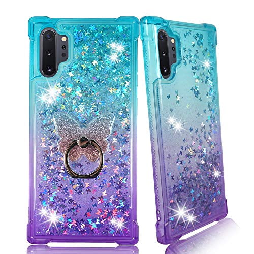 Samsung Note 10 Plus Clear Case ZASE Liquid Glitter Sparkle Bling