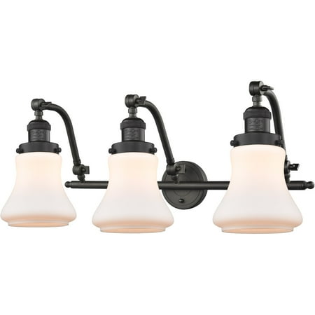 Oil Rubbed Bronze Tone Bathroom Vanity 28 Wide Matte White Glass Steel/Cast Brass Medium Base 3 Light Fixture
Oil Rubbed Bronze Tone Bathroom Vanity 28 Wide Matte White Glass Steel/Cast Brass Medium Base 3 Light Fixture
