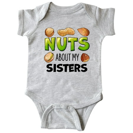 Inktastic Nuts About My Sisters Peanut Almond Pistachio Gift Baby Boy or Baby Girl Bodysuit
Inktastic Nuts About My Sisters Peanut Almond Pistachio Gift Baby Boy or Baby Girl Bodysuit
