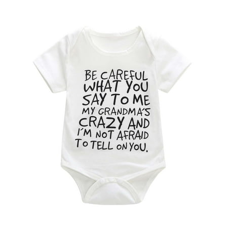 LYXSSBYX Rompers for Baby Girls on Clearance Toddler Baby Girls Boys Short Sleeve Letter Print T-Shirt Jumpsuit Romper
LYXSSBYX Rompers for Baby Girls on Clearance Toddler Baby Girls Boys Short Sleeve Letter Print T-Shirt Jumpsuit Romper