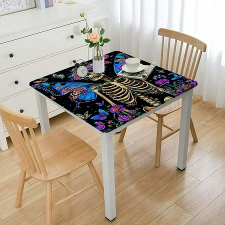 CMMY Skeleton Butterflies Flowers Square Table Cover 100% Polyester Waterproof Table Cloth 52 *52
CMMY Skeleton Butterflies Flowers Square Table Cover 100% Polyester Waterproof Table Cloth 52 *52