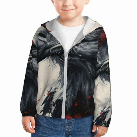 Vsdgher Red Black Ink Style Bald Eagle Kids Sun Protection Hoodie with Zip Rash Guard Tops Children s Long Sleeve Sun Protection Clothing - 5 Years
Vsdgher Red Black Ink Style Bald Eagle Kids Sun Protection Hoodie with Zip Rash Guard Tops Children s Long Sleeve Sun Protection Clothing - 5 Years