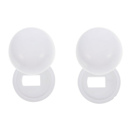 2 Pair of Universal Toilet Bolt Toilet Bowl Lid Installation Accessories