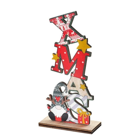 Tall Statue Christmas Decorations Wooden Colorful Lettering Tabletop Printed Old Man Decoration
Tall Statue Christmas Decorations Wooden Colorful Lettering Tabletop Printed Old Man Decoration