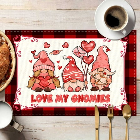 EIALIVE Placemat Valentine s Day Linen Printed Placemat Festival Love Western Restaurant Heat Insulation Table Mat
EIALIVE Placemat Valentine s Day Linen Printed Placemat Festival Love Western Restaurant Heat Insulation Table Mat