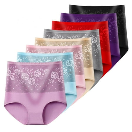Women s Briefs Underwear Cotton High Waist Tummy Control Panties Rose Full Coverage Ladies Panty(8-Packs)
Women s Briefs Underwear Cotton High Waist Tummy Control Panties Rose Full Coverage Ladies Panty(8-Packs)
