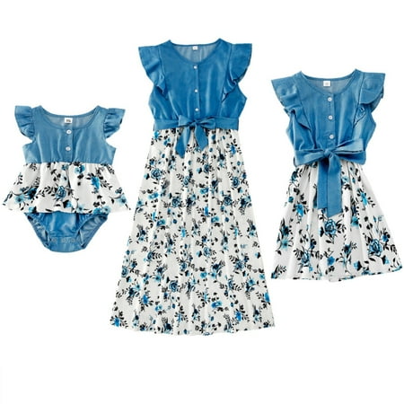 BULLPIANO Mother Daughter Macthing Summer Dresses Mommy & Me Family Dress Clothes Women Girls Dress Baby Bodysuit
BULLPIANO Mother Daughter Macthing Summer Dresses Mommy & Me Family Dress Clothes Women Girls Dress Baby Bodysuit