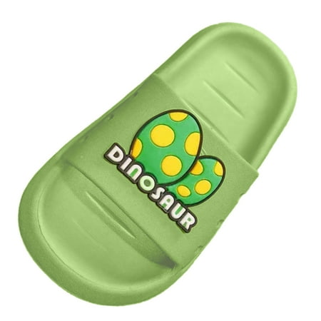 Slippers for Kids Children Summer Home Outside The Bathroom Wear Soft Bottom Cartoon Cute Boys and Girls Baby Dinosaur Slippers(Green Little Child 12)
Slippers for Kids Children Summer Home Outside The Bathroom Wear Soft Bottom Cartoon Cute Boys and Girls Baby Dinosaur Slippers(Green Little Child 12)