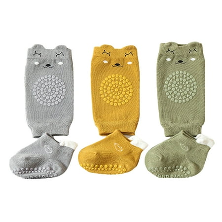 Knee pads 3 pairs non-slip floor socks 3 pairs crawling with baby knee pads baby knee pads crawling anti-fall learning floor socks
Knee pads 3 pairs non-slip floor socks 3 pairs crawling with baby knee pads baby knee pads crawling anti-fall learning floor socks