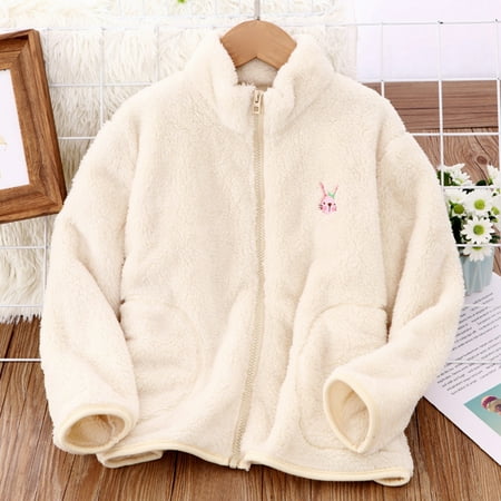 ZHUASHUM Jacket For Toddler Girls Long Sleeve Winter Cartoon Rabbit Zippered Thicken Warm Outwear
ZHUASHUM Jacket For Toddler Girls Long Sleeve Winter Cartoon Rabbit Zippered Thicken Warm Outwear