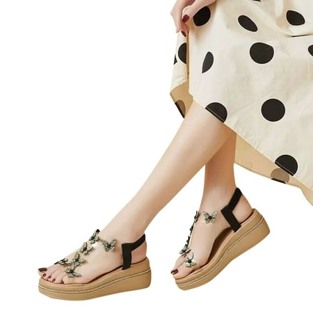 Jacenvly 2024 New Flower Diamond Sandals Elastic Sloping Heels Thick Soles Casual Transparent Roman Women s Shoes Black Sandals for Women Clearance
Jacenvly 2024 New Flower Diamond Sandals Elastic Sloping Heels Thick Soles Casual Transparent Roman Women s Shoes Black Sandals for Women Clearance
