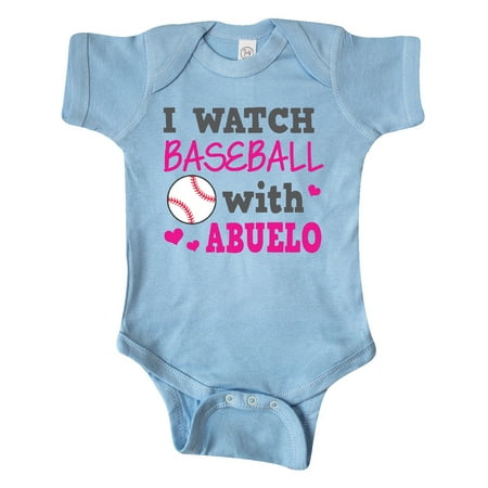 Inktastic I Watch Baseball with My Abuelo Gift Baby Boy or Baby Girl Bodysuit
Inktastic I Watch Baseball with My Abuelo Gift Baby Boy or Baby Girl Bodysuit