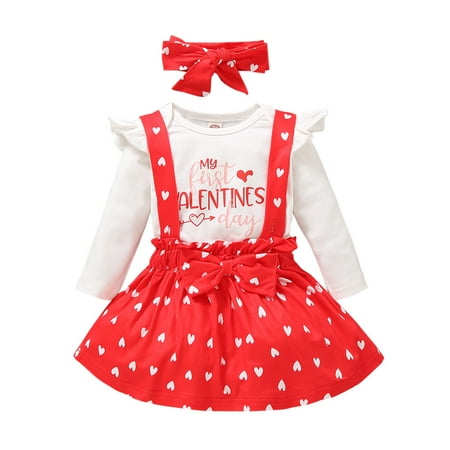 ZHAGHMIN Girls Summer Short Set Girls Skirt Bodysuit+Hearts Baby Suspender Romper Outfits Day Valentine S Girls Outfits&Set Baby Girl Twin Outfits Crop Top Pants Toddler Girl Clothes 5T Baby Girl Se
ZHAGHMIN Girls Summer Short Set Girls Skirt Bodysuit+Hearts Baby Suspender Romper Outfits Day Valentine S Girls Outfits&Set Baby Girl Twin Outfits Crop Top Pants Toddler Girl Clothes 5T Baby Girl Se