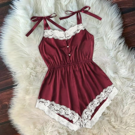 Pxiakgy lingerie for women New Fashion Bodysuit Jumpsuit Lace Satin Silk Sleepwear Lingerie Underwear + L
Pxiakgy lingerie for women New Fashion Bodysuit Jumpsuit Lace Satin Silk Sleepwear Lingerie Underwear + L
