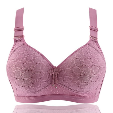 DAETIROS Girls Bras- No steel ring Thin section Lace Plus Size Daily Womens Bras Purple Size 44BCD
DAETIROS Girls Bras- No steel ring Thin section Lace Plus Size Daily Womens Bras Purple Size 44BCD