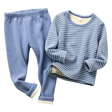 ADVEN Pajama Sets Baby Sleepwear Girl Suits Solid Color Supple to Touch Keep Warm Breathable Kid Clothes Seamless Thermal Underwear Blue 110
ADVEN Pajama Sets Baby Sleepwear Girl Suits Solid Color Supple to Touch Keep Warm Breathable Kid Clothes Seamless Thermal Underwear Blue 110