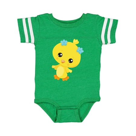 Inktastic Cute Little Chicken Chicken With Blue Flowers Gift Baby Girl Bodysuit
Inktastic Cute Little Chicken Chicken With Blue Flowers Gift Baby Girl Bodysuit