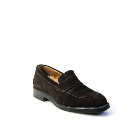 Pre-owned|Flexa Womens Square Toe Low Heel Suede Penny Loafers Dark Brown Size 35.5 5.5
Pre-owned|Flexa Womens Square Toe Low Heel Suede Penny Loafers Dark Brown Size 35.5 5.5