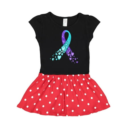 Inktastic Suicide Prevention Ribbon with Blue and Purple Hearts Gift Toddler Girl Dress
Inktastic Suicide Prevention Ribbon with Blue and Purple Hearts Gift Toddler Girl Dress