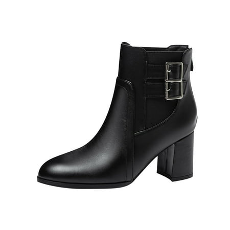 Paiwinds Boots for Women Autumn and Winter Women s Boots Back Zipper High Heel Platform Short Boots Size 34-43 Black
Paiwinds Boots for Women Autumn and Winter Women s Boots Back Zipper High Heel Platform Short Boots Size 34-43 Black