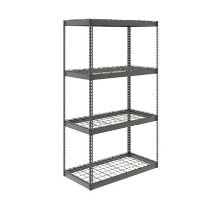 MonsterRAX 24 x 48 x 84 Garage Shelving Rack - Hammertone