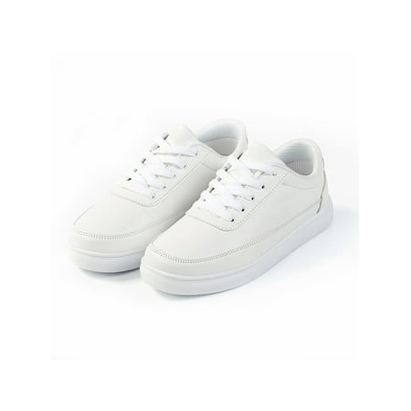 Colisha Women Men Flats Lace Up Sneakers Non Slip Casual Shoe Running Breathable Skate Shoes Comfort White 7.5
Colisha Women Men Flats Lace Up Sneakers Non Slip Casual Shoe Running Breathable Skate Shoes Comfort White 7.5