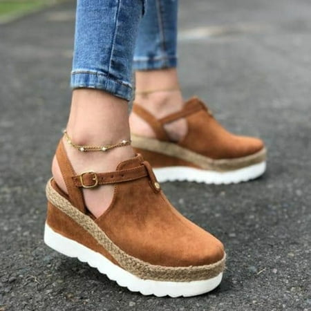 LnjYIGJ Women s Wedges Shoes Women Sandals Vintage Wedge Buckle Strap Straw Thick Bottom Flats Female Shoes
LnjYIGJ Women s Wedges Shoes Women Sandals Vintage Wedge Buckle Strap Straw Thick Bottom Flats Female Shoes