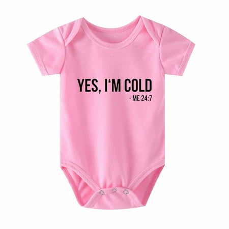 TUOBARR Toddler Baby Girls Boys Short Sleeve Letter Print T-Shirt Jumpsuit Romper Pink (0-24Months)
TUOBARR Toddler Baby Girls Boys Short Sleeve Letter Print T-Shirt Jumpsuit Romper Pink (0-24Months)
