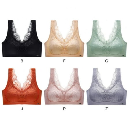 Xmarks Lace Bralettes for Women with Support Push up - Traceless U-back No Steel Ring Breathable Comfortable Soft Bra Plus Size M-4XL(6-Packs)
Xmarks Lace Bralettes for Women with Support Push up - Traceless U-back No Steel Ring Breathable Comfortable Soft Bra Plus Size M-4XL(6-Packs)