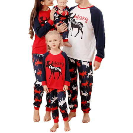 Peyakidsaa Christmas Family Matching Pajamas Adult Kids Elk Print Long Sleeve Tops and Casual Pants Sleepwear
Peyakidsaa Christmas Family Matching Pajamas Adult Kids Elk Print Long Sleeve Tops and Casual Pants Sleepwear