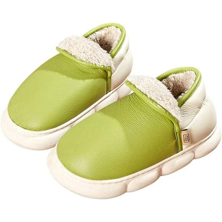 PIKADINGNIS Shiny Cozy Soft Fashion Shoes for Women Men Faux Leather Fluffy Lining House Slipper Indoor Outdoor Anti-skip Trendy Shoes
PIKADINGNIS Shiny Cozy Soft Fashion Shoes for Women Men Faux Leather Fluffy Lining House Slipper Indoor Outdoor Anti-skip Trendy Shoes