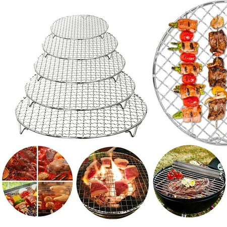 Updated MUTOCAR Round Cooking Rack 5 Size Choose Baking Cooling Steaming Grilling Rack Stainless Steel Fits Air Fryer/Stockpot/Pressure Cooker/Cake Pan Oven & Dishwasher Safe
Updated MUTOCAR Round Cooking Rack 5 Size Choose Baking Cooling Steaming Grilling Rack Stainless Steel Fits Air Fryer/Stockpot/Pressure Cooker/Cake Pan Oven & Dishwasher Safe