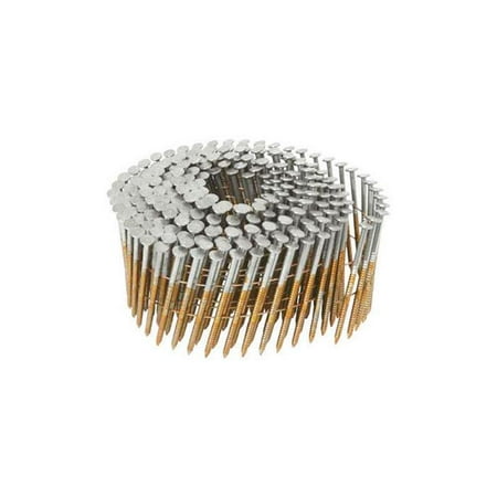 

Metabo power tools 16 deg 16 Gauge Ring Shank Framing Nails with Angled Coil 2.5 in. x 0.131 in. Dia. - Pack of 4000