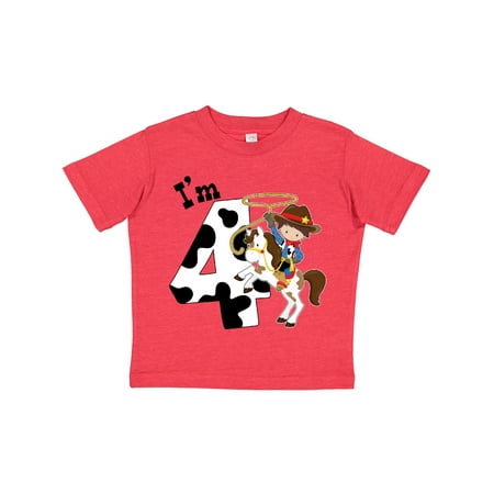 Inktastic I m Four-cowboy Riding Horse Birthday Gift Toddler Boy Girl T-Shirt
Inktastic I m Four-cowboy Riding Horse Birthday Gift Toddler Boy Girl T-Shirt