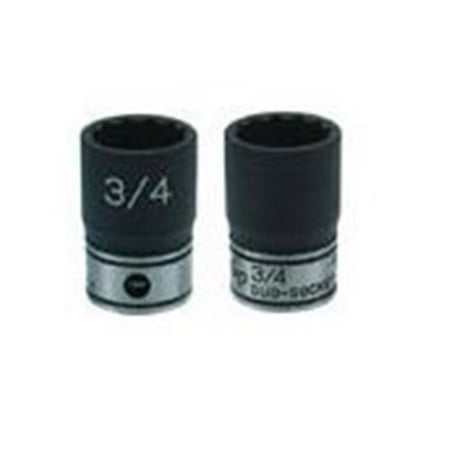 GRY-89010D 0.25 Drive x 0.31 in. Standard Impact Duo-Socket - 12 Point