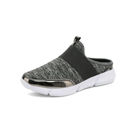 Tenmix Women s Mules Closed Toe Slippers Backless Casual Shoes Slip On Footbeds Indoor Outdoor Nonslip Comfort Clogs Slides Black Gray 5
Tenmix Women s Mules Closed Toe Slippers Backless Casual Shoes Slip On Footbeds Indoor Outdoor Nonslip Comfort Clogs Slides Black Gray 5