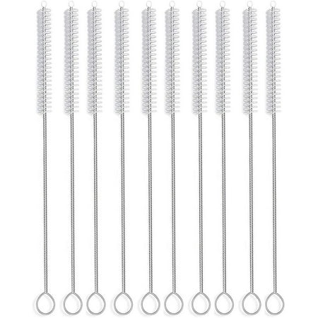 Long Straw Brush Nylon Pipe Tube Cleaner 10-ihch X 2/5-inch Set of 10 Clear white Made of stainless steel
Long Straw Brush Nylon Pipe Tube Cleaner 10-ihch X 2/5-inch Set of 10 Clear white Made of stainless steel