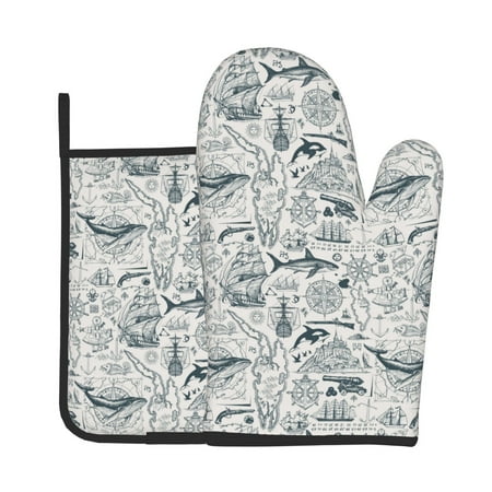 Gaeub Vintage Sailboats Print Oven Mitts and Pot Holders Sets of 2 Heat Resistant Pad Cooking Gloves for Baking BBQ Home Decor
Gaeub Vintage Sailboats Print Oven Mitts and Pot Holders Sets of 2 Heat Resistant Pad Cooking Gloves for Baking BBQ Home Decor
